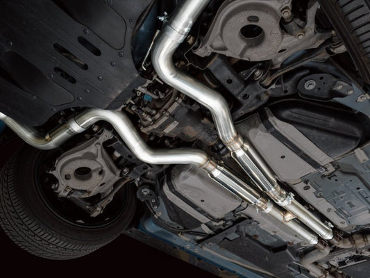 AWE Tuning - AWE Tuning 21 - 23 Ford Mustang Mach 1 SwitchPath Cat Back Exhaust w/ Quad Chrome Silver Tips - Demon Performance