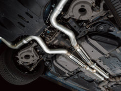 AWE Tuning - AWE Tuning 21 - 23 Ford Mustang Mach 1 SwitchPath Cat Back Exhaust w/ Quad Chrome Silver Tips - Demon Performance
