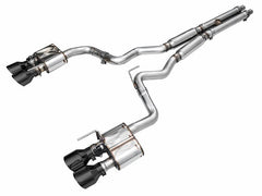 AWE Tuning - AWE Tuning 21 - 23 Ford Mustang Mach 1 SwitchPath Cat Back Exhaust w/ Quad Diamond Black Tips - Demon Performance
