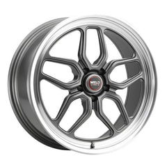 Weld S108 22X8.5 Laguna 5X127 ET06 BS5.00 Gloss Gun Diamond Lip 78.1