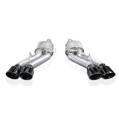 Stainless Works 22-25 Cadillac CT5-V Blackwing Axleback Exhaust - Black Chrome Tips