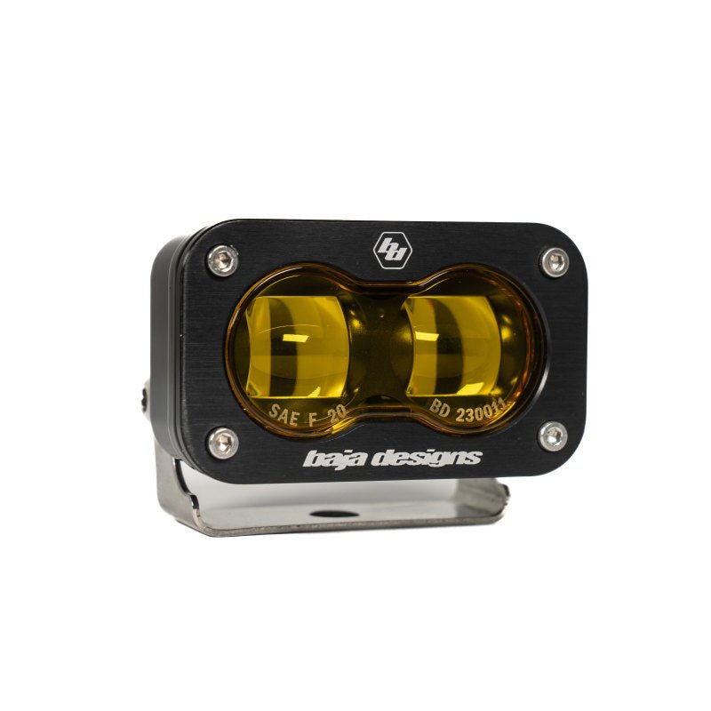 Baja Designs - Baja Designs 19 - 22 Dodge RAM 1500 Rebel / 21 - 22 1500 TRX S2 SAE Dual Fog Pocket Light Kit - Amber - Demon Performance
