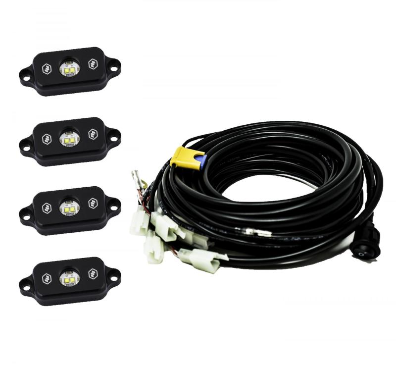 Baja Designs - Baja Designs Universal Red Rock Light Kit - Demon Performance