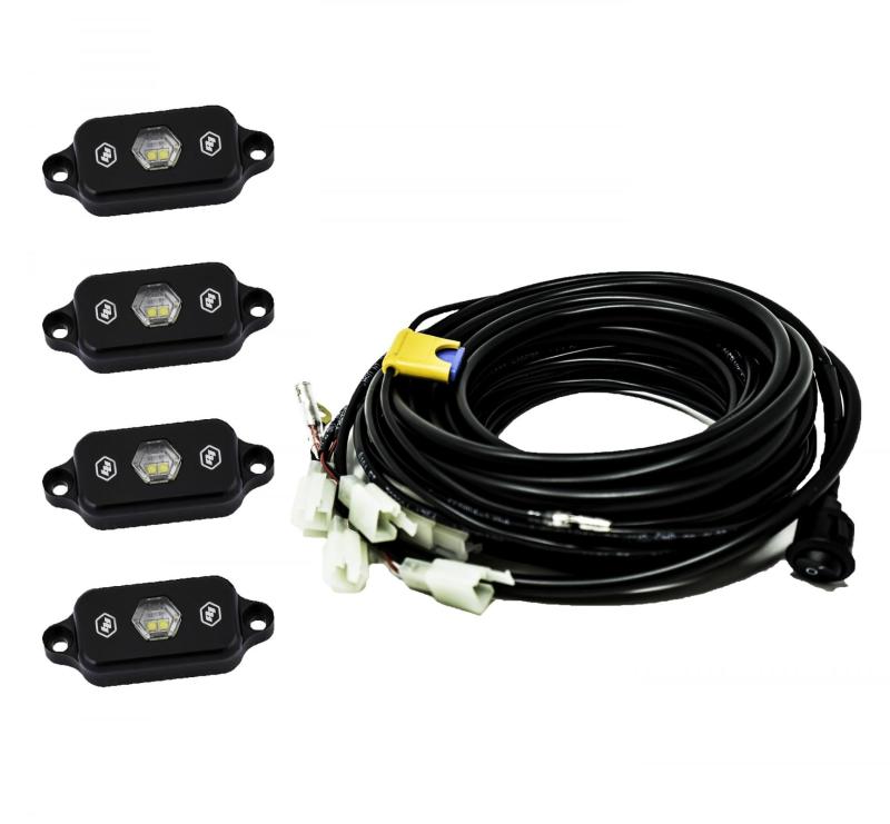 Baja Designs - Baja Designs Universal White Rock Light Kit - Demon Performance