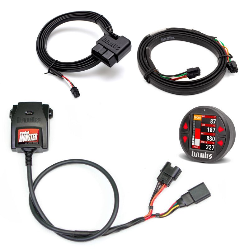 Banks Power - Banks Power Pedal Monster Kit Molex MX64 6 Way With iDash Pro - Demon Performance
