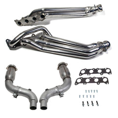 BBK - BBK 15 - 23 Ford Mustang GT 5.0 1 - 7/8in Headers w/High Flow Catted Mid Pipe (Silver Ceramic) - Demon Performance
