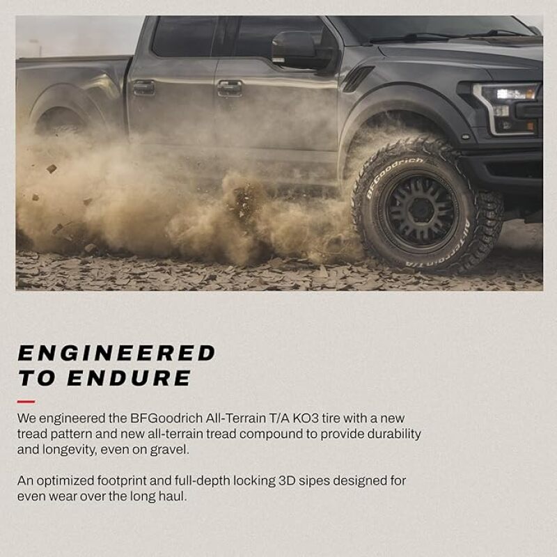 BFGoodrich - BFGoodrich All Terrain T/A KO3 LT285/70R17 116/113S - Demon Performance