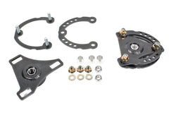 BMR Suspension - BMR 15 - 17 S550 Mustang Caster Camber Plates - Black Hammertone - Demon Performance