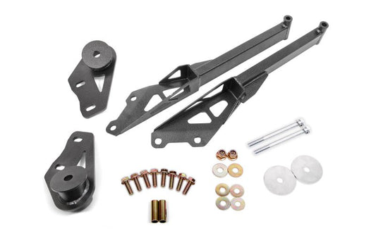 BMR Suspension - BMR 15 - 18 Ford Mustang S550 IRS Subframe Support Brace (Black Hammertone) - Demon Performance