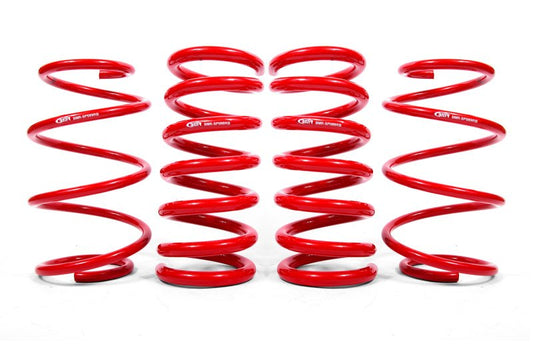 BMR Suspension - BMR 15 - 20 Ford Mustang S550 Lowering Spring Kit (Set Of 4) - Red - Demon Performance