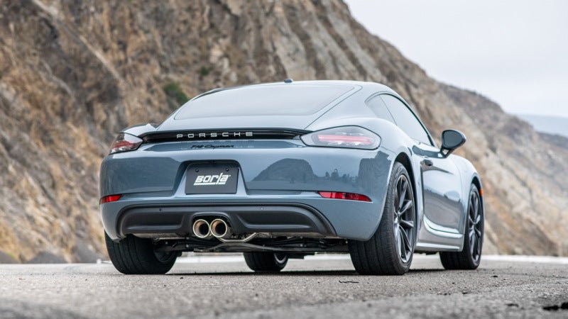 Borla - Borla 17 - 22 Porsche Cayman/Boxster 718 2.0L 4 Cyl. AT/MT RWD 2DR 2.25in S - Type Exhaust - Demon Performance