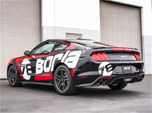 Borla - Borla 2018 Ford Mustang GT 5.0L AT/MT 2.5in S-Type Exhaust w/ Valves (Rear Section Only) - Demon Performance