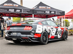 Borla - Borla 2018 Ford Mustang GT 5.0L AT/MT (w/o Valves) S - Type 3in Cat - Back Exhaust w/Carbon Fiber Tips - Demon Performance