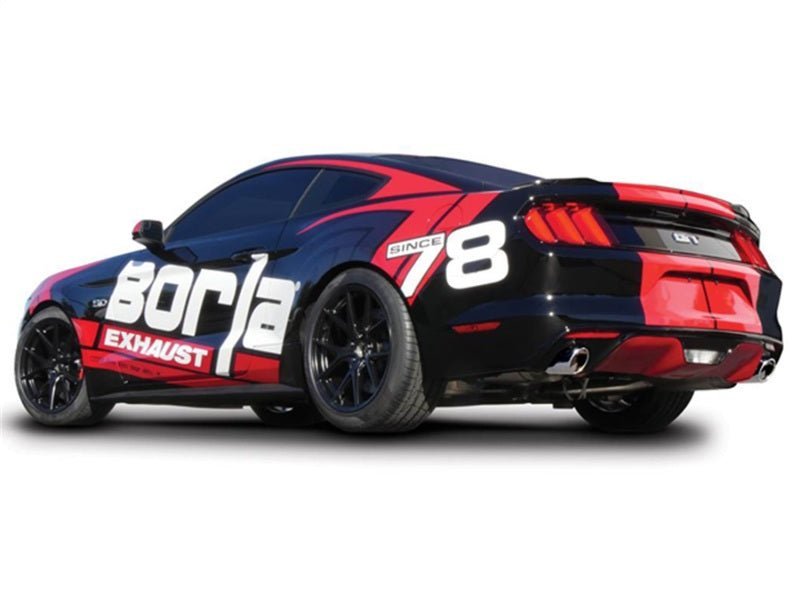 Borla - Borla Atak S Cat-Back 15-17 Ford Mustang GT 5.0L V8 MT/AT 2.5in pipe 4in tip - Demon Performance