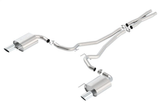 Borla - Borla Atak S Cat-Back 15-17 Ford Mustang GT 5.0L V8 MT/AT 2.5in pipe 4in tip - Demon Performance
