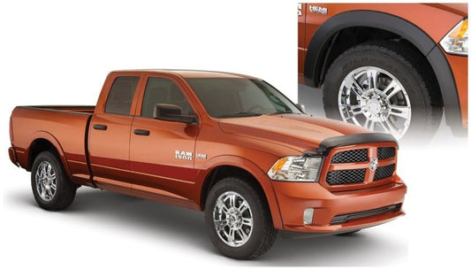 Bushwacker - Bushwacker 09-18 Dodge Ram 1500 Fleetside OE Style Flares 4pc 67.4/76.3/96.3in Bed - Black - Demon Performance