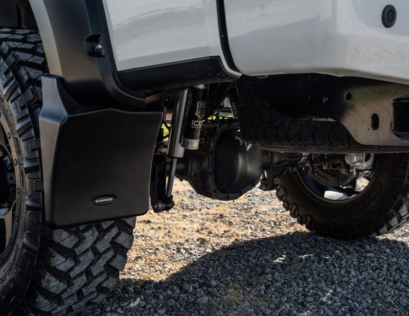 Bushwacker - Bushwacker 09-18 Ram 1500 Trail Armor Rear Mud Flaps (Fits Pocket Style Flares) - Demon Performance