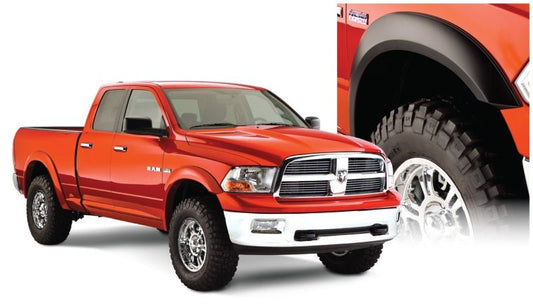 Bushwacker - Bushwacker 10-18 Ram 1500 Fleetside Extend-A-Fender Style Flares 4pc 67.4/76.3/96.3in Bed - Black - Demon Performance