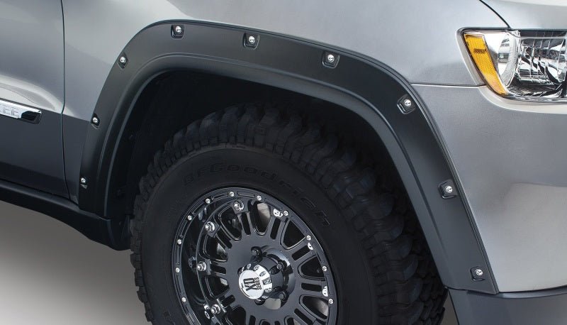 Bushwacker - Bushwacker 11-18 Jeep Grand Cherokee Pocket Style Flares 2pc Does Not Fit SRT8 - Black - Demon Performance