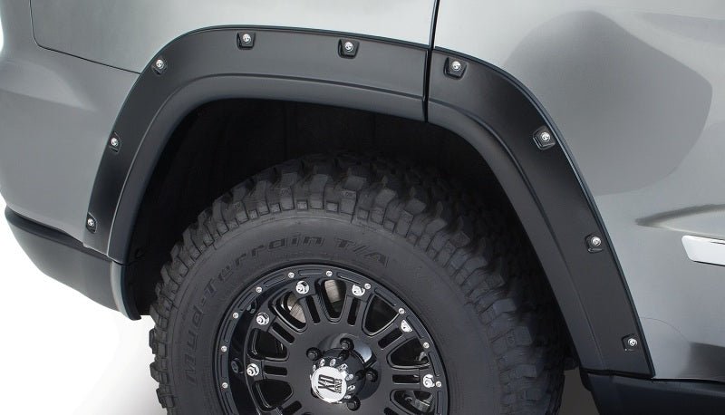 Bushwacker - Bushwacker 11-18 Jeep Grand Cherokee Pocket Style Flares 2pc Does Not Fit SRT8 - Black - Demon Performance