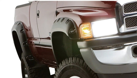 Bushwacker - Bushwacker 20-22 Ram 1500 (Excl. Rebel/TRX) 76.3/67.4in Bed Pocket Style Flares 4pc - Diamd. Black - Demon Performance