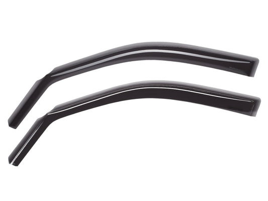 WeatherTech 04-24 Nissan Titan/16-24 Nissan Titan XD Rear Window Deflectors - Matte Black