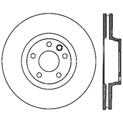 Stoptech - Centric Premium 03-18 Porsche Cayenne Front Right CRYO-STOP Rotor - Demon Performance