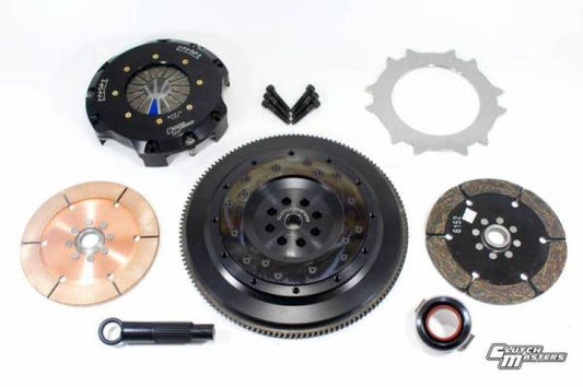 Clutch Masters - Clutch Masters 17-18 Honda Civic 1.5L Turbo (EX/Si) Race/Street Twin-Disc Clutch Kit w/Alum Flywheel - Demon Performance