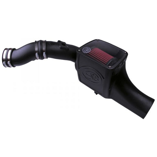 S&B - Cold Air Intake For 03 - 07 Ford F250 F350 F450 F550 V8 - 6.0L Powerstroke Cotton Cleanable Red S&B - Demon Performance