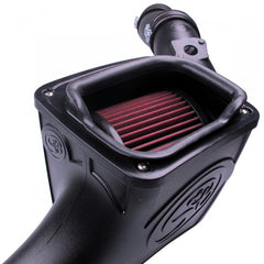 S&B - Cold Air Intake For 03 - 07 Ford F250 F350 F450 F550 V8 - 6.0L Powerstroke Cotton Cleanable Red S&B - Demon Performance