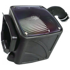 S&B - Cold Air Intake For 04 - 05 Chevrolet Silverado GMC Sierra V8 - 6.6L LLY Duramax Dry Extendable White S&B - Demon Performance