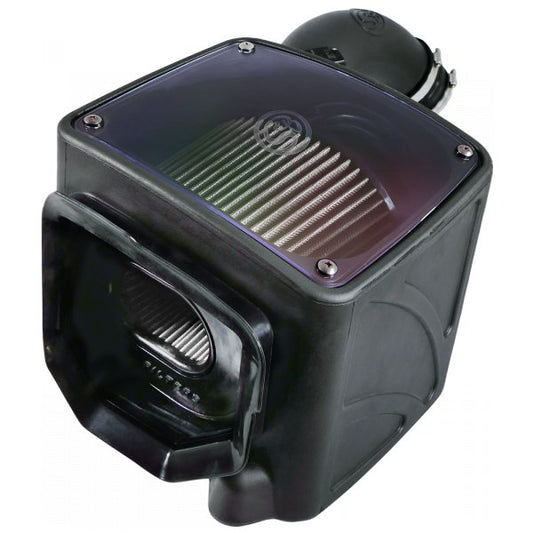 S&B - Cold Air Intake For 04 - 05 Chevrolet Silverado GMC Sierra V8 - 6.6L LLY Duramax Dry Extendable White S&B - Demon Performance