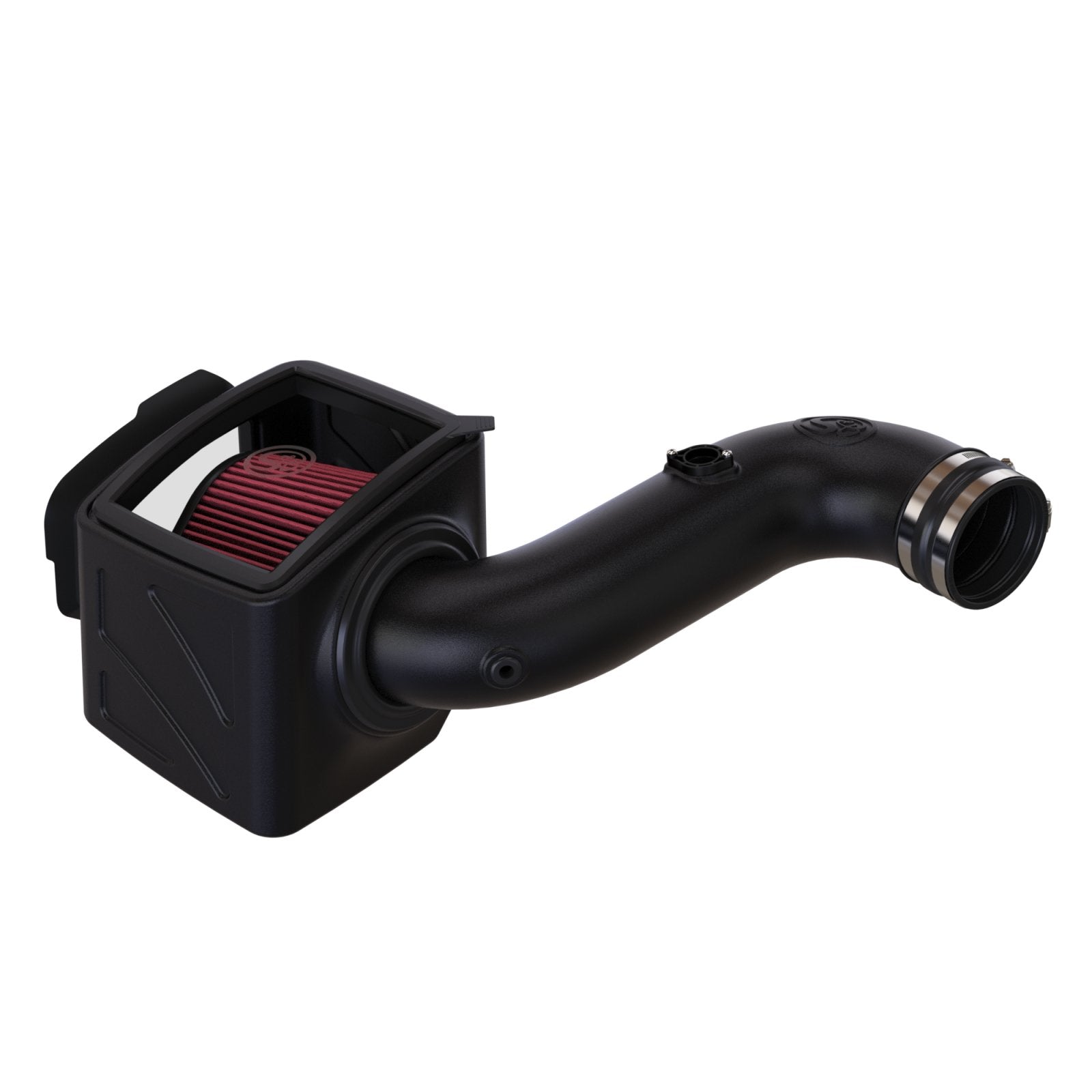 S&B - Cold Air Intake For 06 - 07 Chevrolet Silverado GMC Sierra V8 - 6.6L LLY - LBZ Duramax Cotton Cleanable Red S&B - Demon Performance