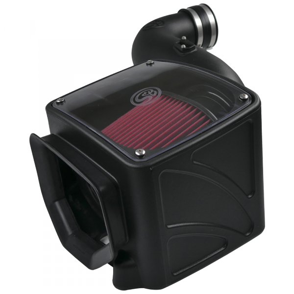 S&B - Cold Air Intake For 07 - 10 Chevrolet Silverado GMC Sierra V8 - 6.6L LMM Duramax Cotton Cleanable Red S&B - Demon Performance