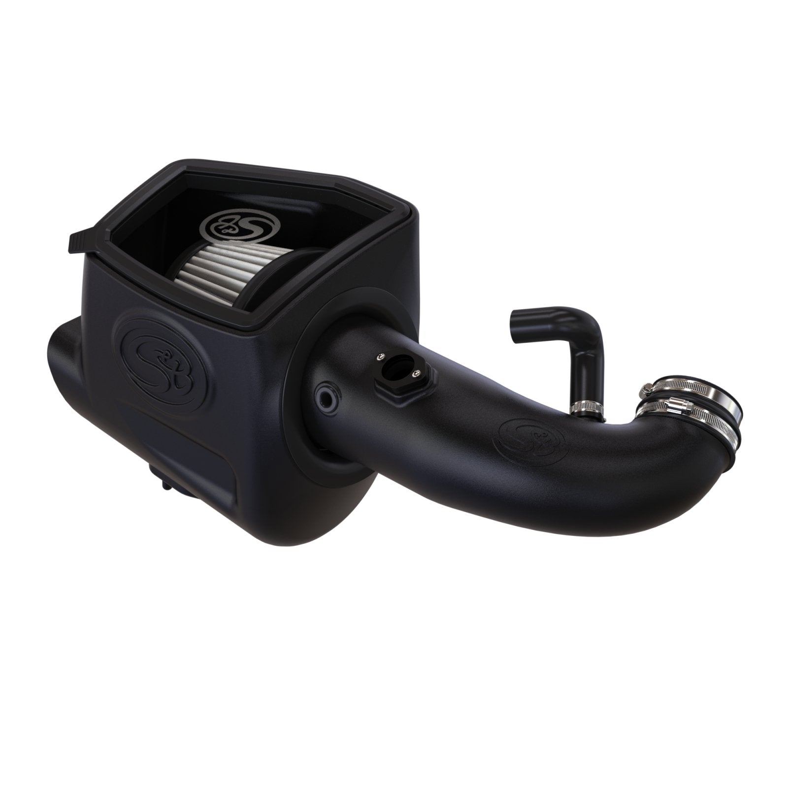S&B - Cold Air Intake For 08 - 10 Ford F250 F350 V8 - 6.4L Powerstroke Dry Extendable White S&B - Demon Performance