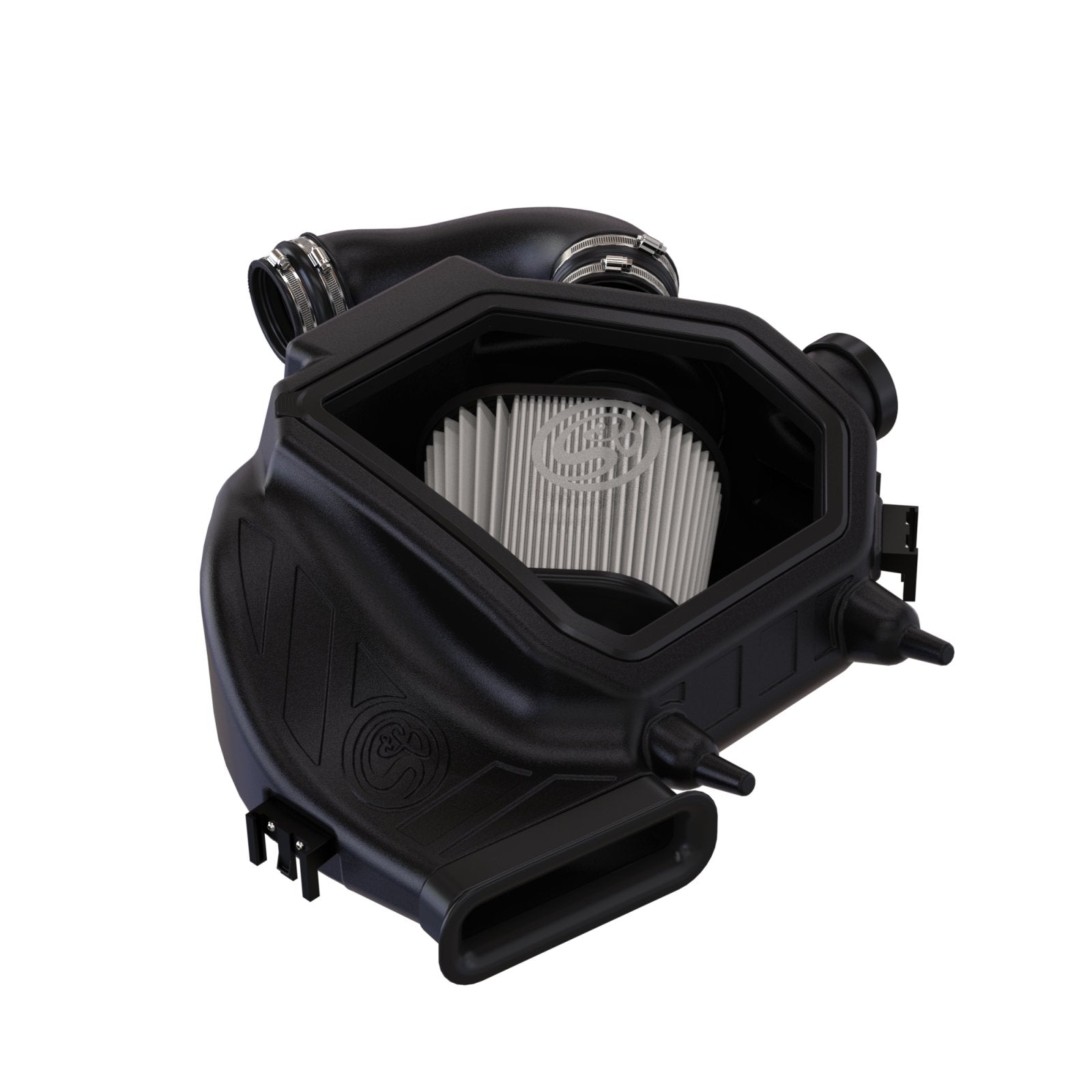 S&B - Cold Air Intake For 08 - 10 Ford F250 F350 V8 - 6.4L Powerstroke Dry Extendable White S&B - Demon Performance