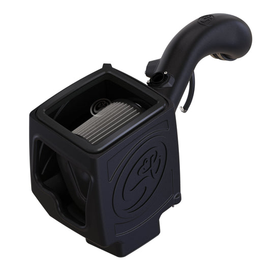 S&B - Cold Air Intake For 09 - 13 Chevrolet Silverado/ Sierra 2500 3500 6.0L Dry Extendable White S&B - Demon Performance