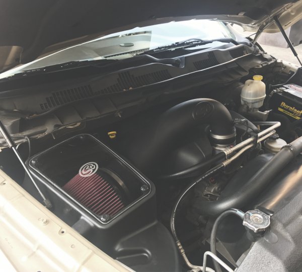 S&B - Cold Air Intake For 09 - 18 Dodge Ram 1500/ 2500/ 3500 Hemi V8 - 5.7L Dry Extendable White S&B - Demon Performance
