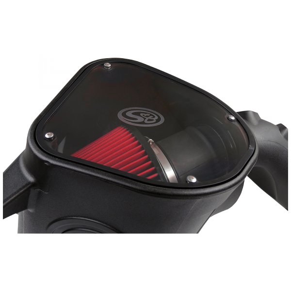 S&B - Cold Air Intake For 10 - 12 Dodge Ram 2500 3500 6.7L Cummins Cotton Cleanable Red S&B - Demon Performance