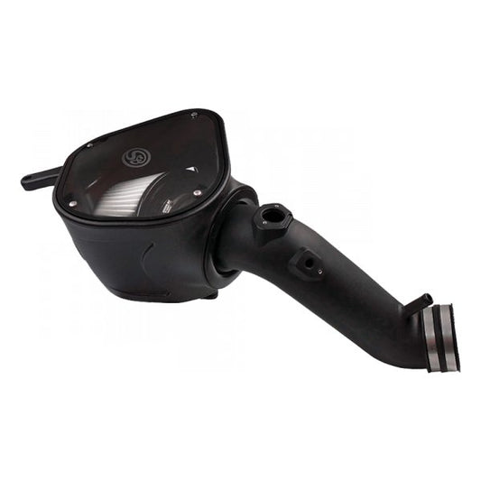 S&B - Cold Air Intake For 10 - 12 Dodge Ram 2500 3500 6.7L Cummins Dry Extendable White S&B - Demon Performance
