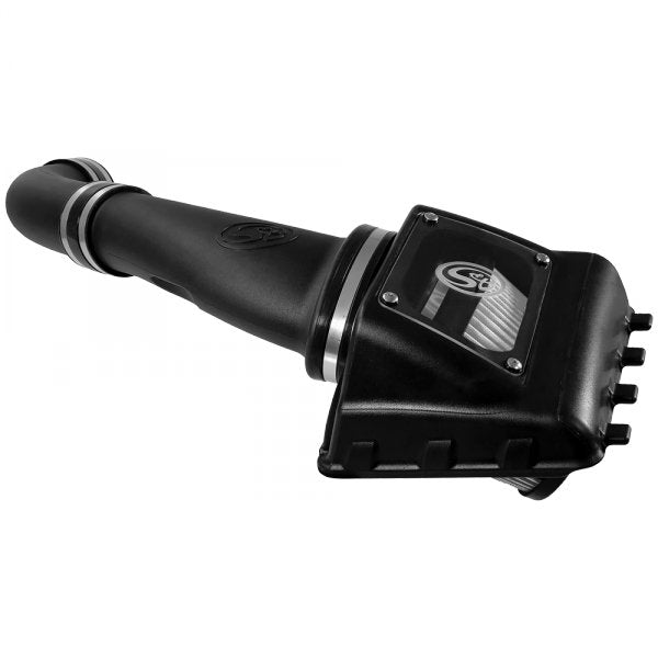 S&B - Cold Air Intake For 11 - 16 Ford F250, F350 V8 - 6.2L Dry Dry Extendable White S&B - Demon Performance
