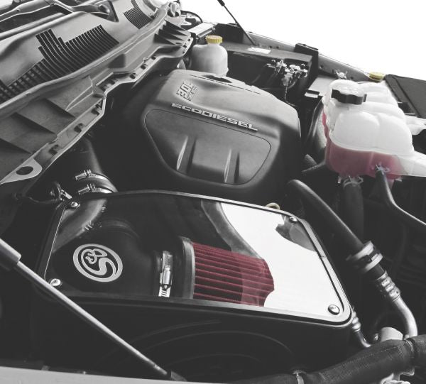 S&B - Cold Air Intake For 14 - 18 Dodge Ram 1500 3.0L EcoDiesel V6 Dry Extendable White S&B - Demon Performance