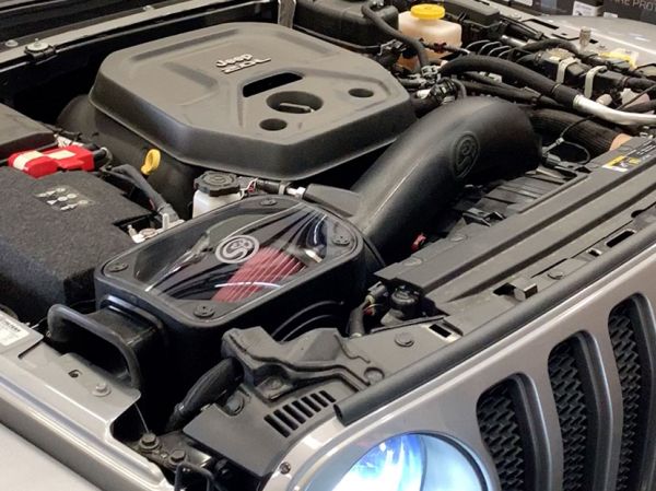 S&B - Cold Air Intake For 18 - 22 Jeep Wranlger JL 2.0L Turbo Oiled Cotton Cleanable Red S&B - Demon Performance