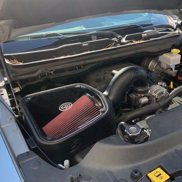 S&B - Cold Air Intake For 19 - 22 Dodge Ram 1500 2500 3500 5.7L Hemi Cotton Cleanable Red S&B - Demon Performance