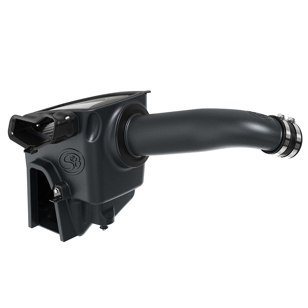 S&B - Cold Air Intake For 20 - 23 Ford F250 F350 V8 - 6.7L Powerstroke Dry Extendable White S&B - Demon Performance