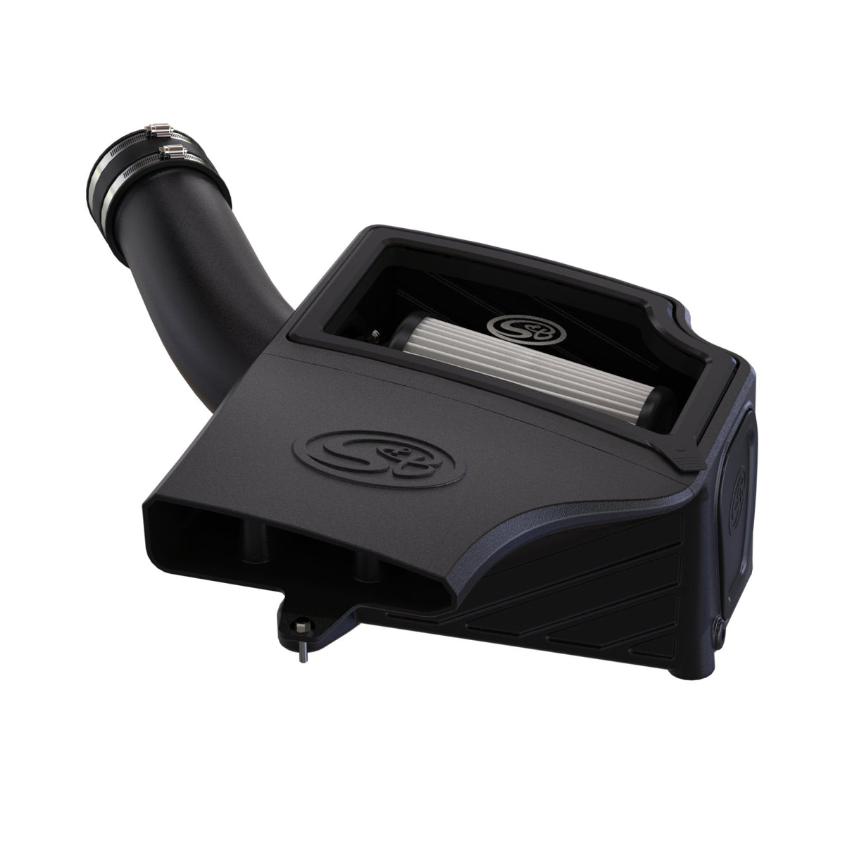 S&B - Cold Air Intake For 94 - 97 Ford F250 F350 V8 - 7.3L Powerstroke Dry Extendable White S&B - Demon Performance