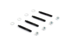 Cometic Gasket - Cometic Carburetor Studs 2in Black Oxide Finish - With Bullet Tip - Demon Performance