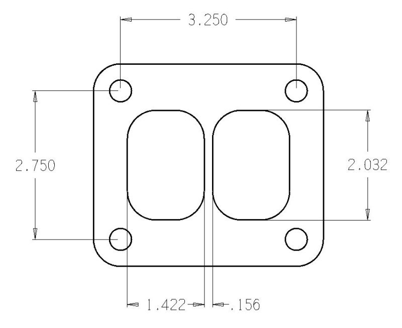 Cometic Gasket - Cometic Turbo FLG T-Series Exhaust Inlet .010in Exhaust Gasket - Demon Performance