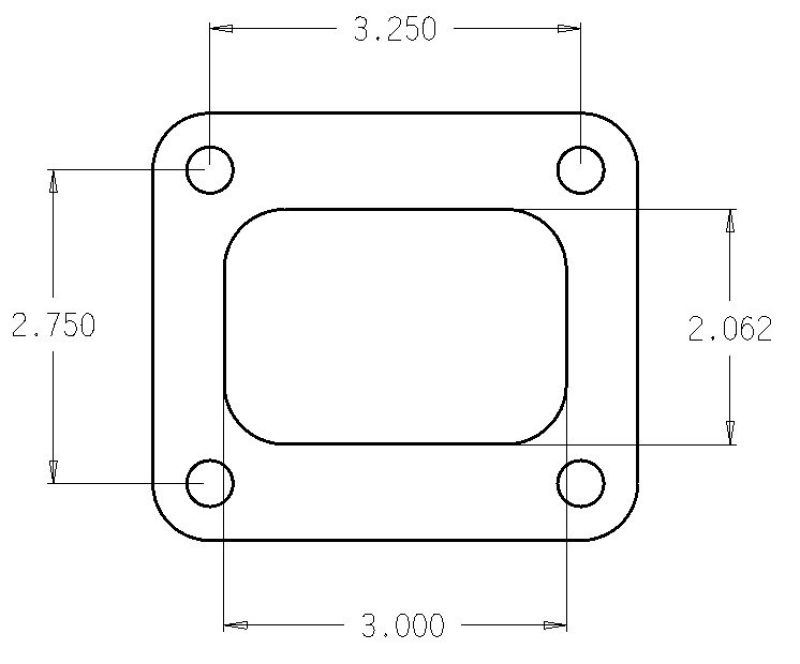 Cometic Gasket - Cometic Turbo FLG T4 Garrett Exh Inlet .010in Exhaust Gasket - Demon Performance