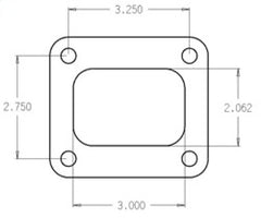 Cometic Gasket - Cometic Turbo FLG T4 Garrett Exh Inlet .010in Exhaust Gasket - Demon Performance